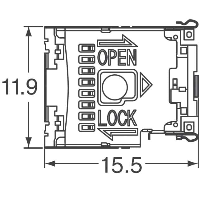 ST1W008S4KR2000 JAE Electronics  Prese per schede PC